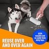 ChomChom Roller Pet Hair Remover and Reusable Lint Roller - Cat and Dog Hair Remover for Furniture, Couch, Carpet, Clothing and Bedding - Portable, Multi-Surface Fur Removal Tool (White)