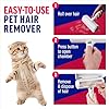 ChomChom Roller Pet Hair Remover and Reusable Lint Roller - Cat and Dog Hair Remover for Furniture, Couch, Carpet, Clothing and Bedding - Portable, Multi-Surface Fur Removal Tool (White)