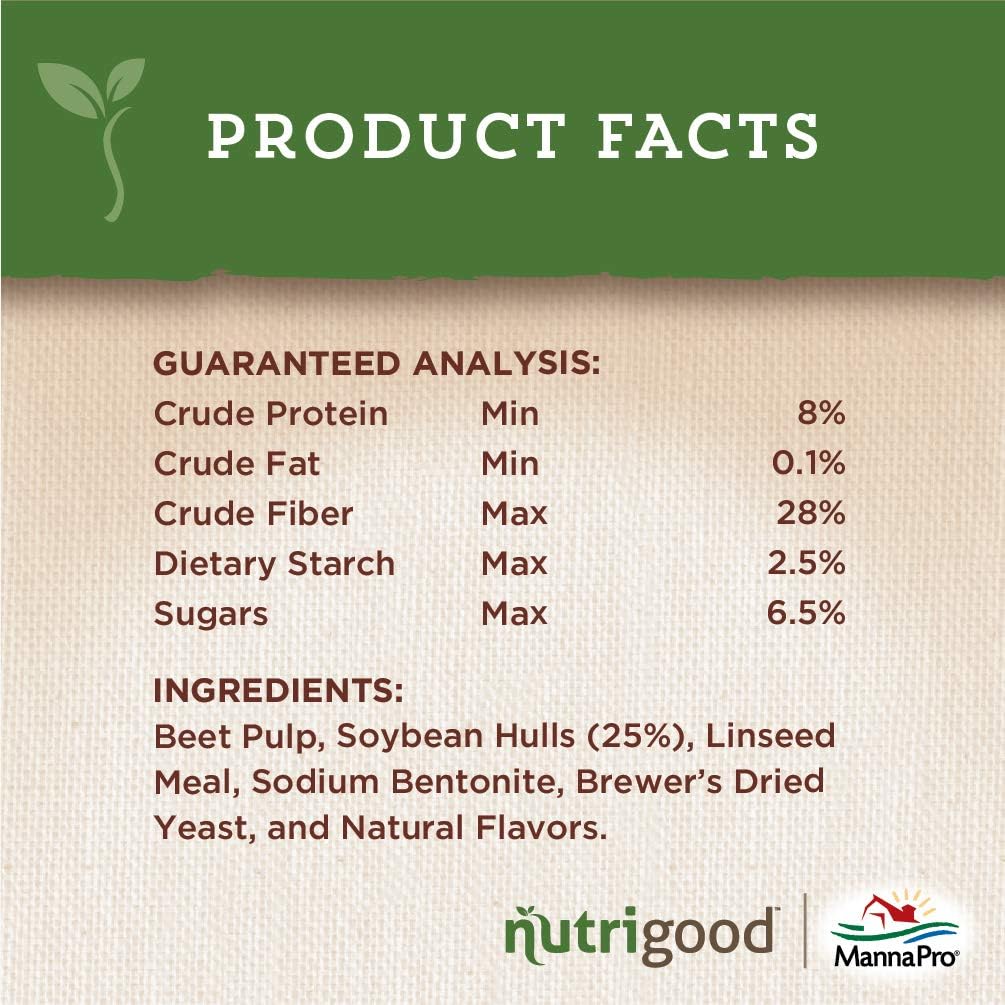 Manna Pro NutriGood Low-Sugar Apple Snax Horse Treats, All-Natural, No Added Sugar or Molasses, Low-Starch Formula, Ideal for Horses with Metabolic Needs, 4 lb Bag