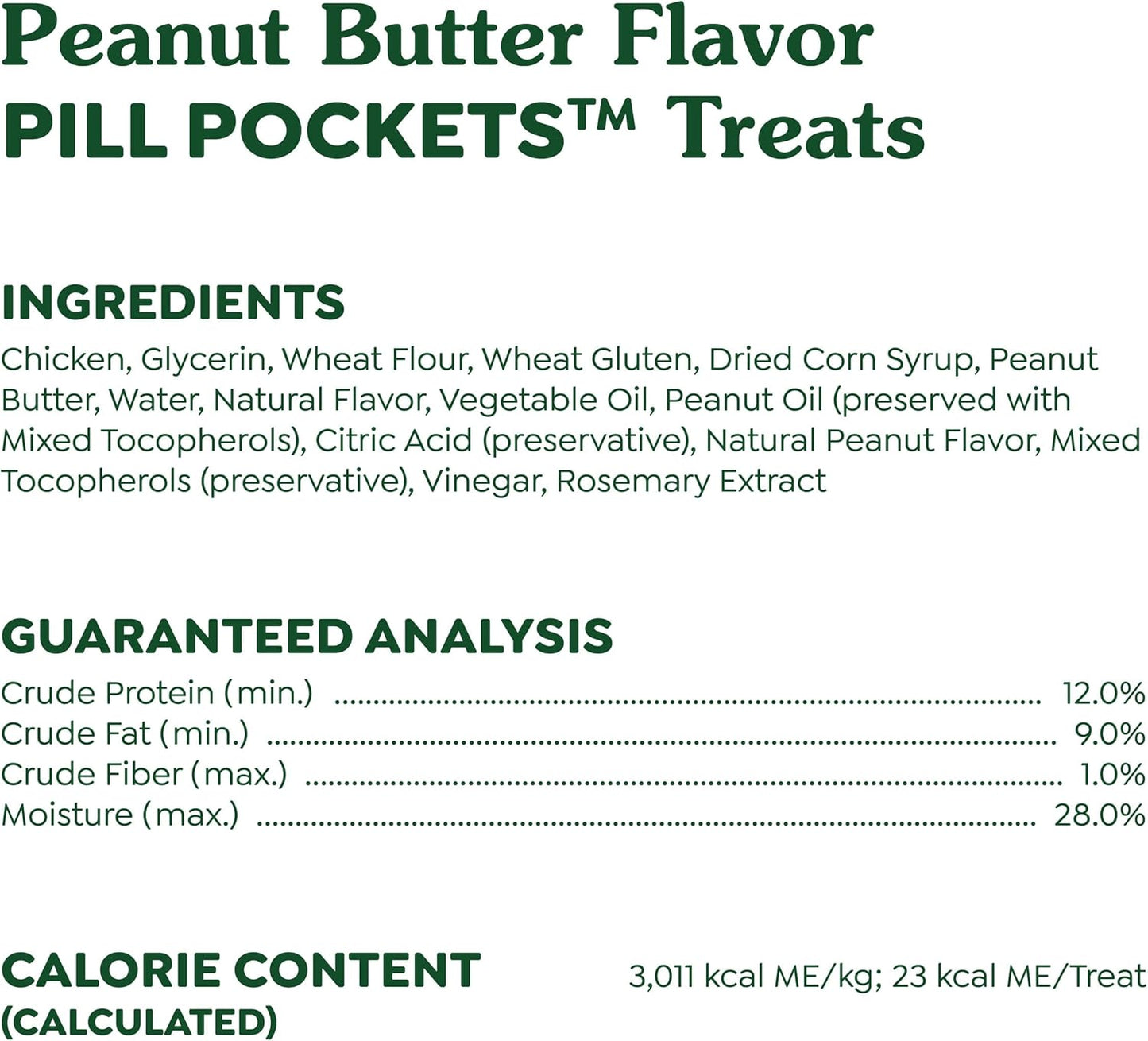Greenies Pill Pockets for Dogs Large Size, Soft Dog Treats, with Real Peanut Butter, 15.8 oz. Pouch (60 Treats)
