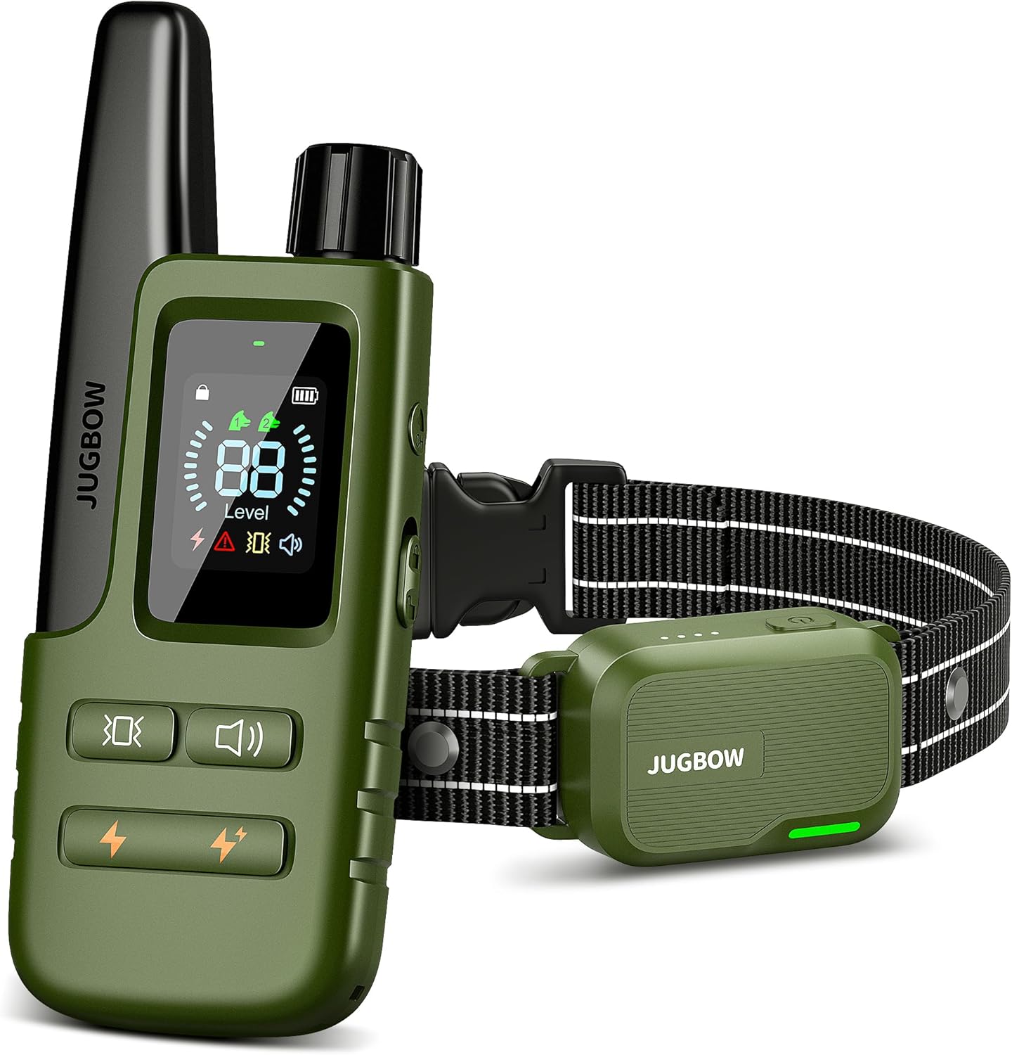 Jugbow Dog Shock Collar - 4200FT Dog Training Collar with Remote Innovative IPX7 Waterproof with 4 Training Modes, Rechargeable E-Collar for All Breeds