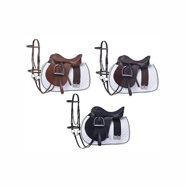 Handmade Full Horse Saddle Set β Premium Leather Western Tack for Riding & Training