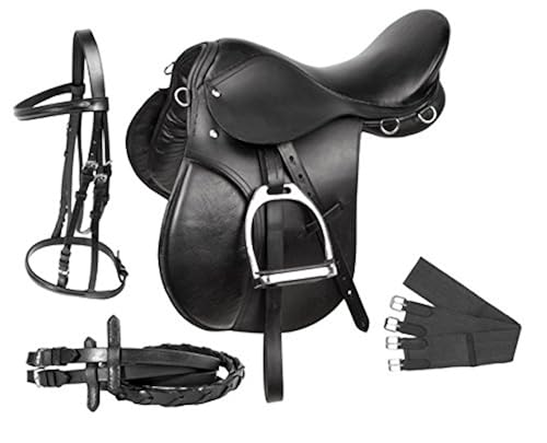 Handmade Full Horse Saddle Set β Premium Leather Western Tack for Riding & Training