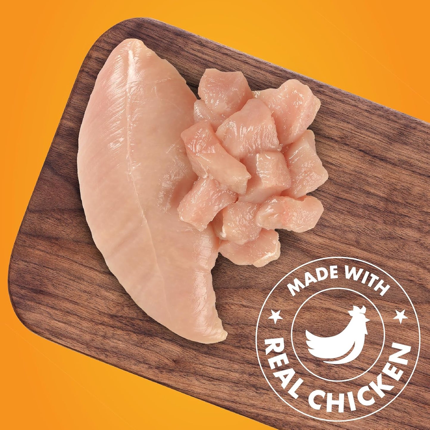 Dog Treats, Chicken Jerky for Dogs, Made with 100% Real Chicken Breast, 16 Ounces, Healthy, Easily Digestible, Long-Lasting, High Protein Dog Treat, Satisfies Dog's Urge to Chew