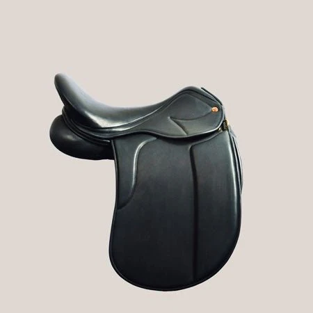 Handmade Black Leather Dressage Saddle – Pure Leather Equestrian Seat for Horse Riding | Premium USA Saddle